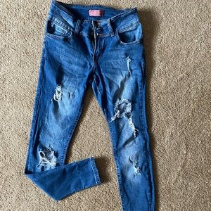 Ripped Wax Jean